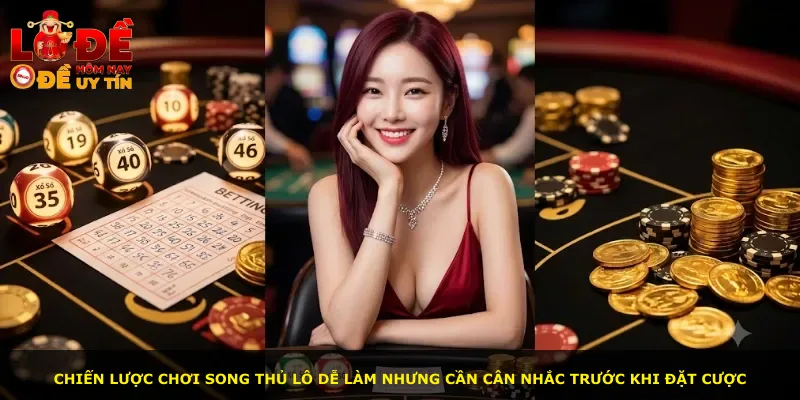 Chiến lược chơi song thủ lô dễ làm nhưng cần cân nhắc trước khi đặt cược