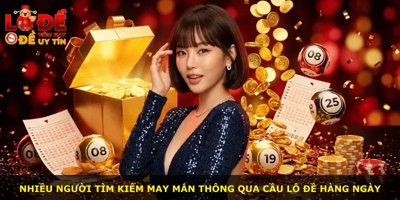 Nhiều người tìm kiếm may mắn thông qua cầu lô đề hàng ngày