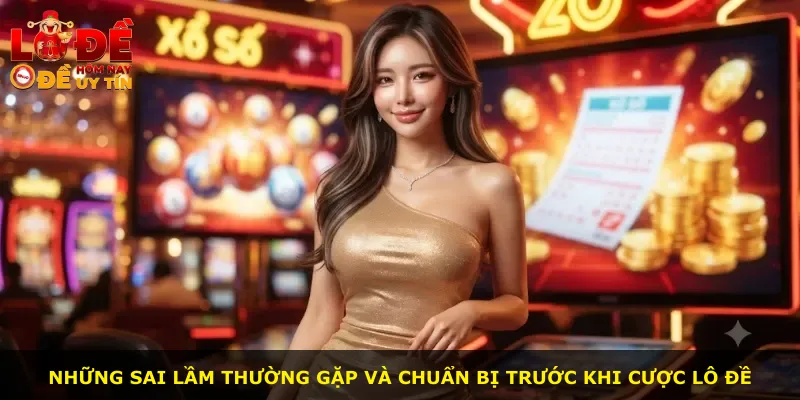 Những sai lầm thường gặp và chuẩn bị trước khi cược lô đề