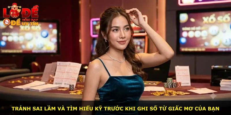 Tránh sai lầm và tìm hiểu kỹ trước khi ghi số từ giấc mơ của bạn